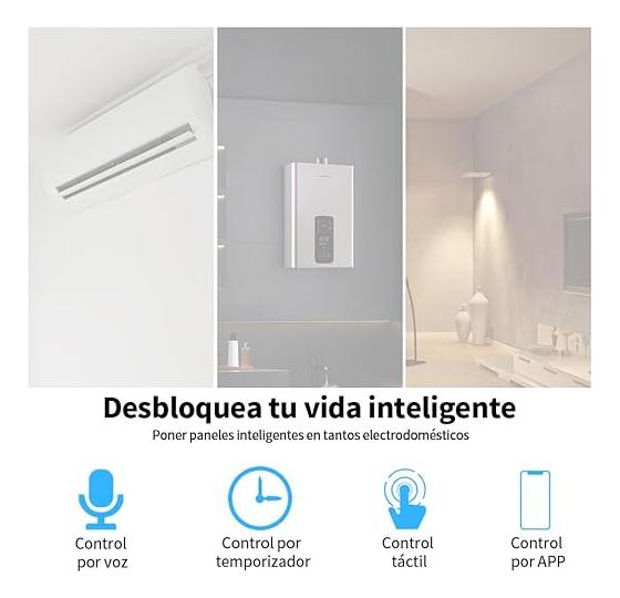 Tecla Smart Tactil Wifi Inteligente 3 Luz Alexa Siri Google. — imagen 4