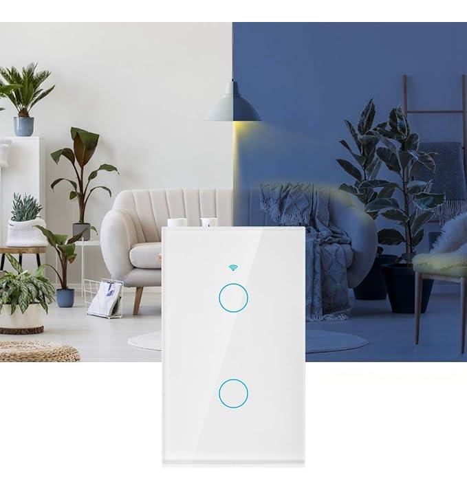 Tecla Smart Tactil Wifi Inteligente 2 Luz Alexa Siri Google. — imagen 2