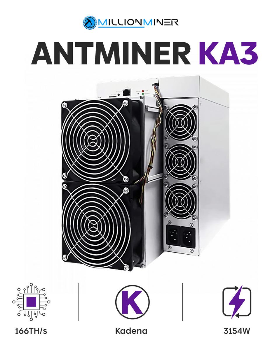 Antminer Ka3 , Asics, 166 Ths. La Mas Potente En Kda — imagen 3