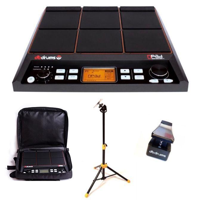 Combo nPad Sample pad + Funda + soporte + Footswitch — imagen 1